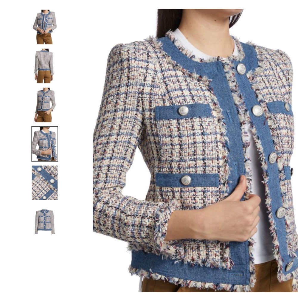 Veronica Beard Esten Tweed Jacket - Size 4